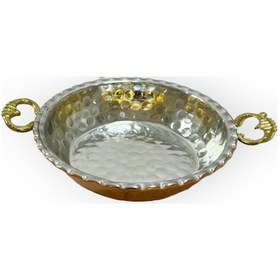 Resim 2 Adet Bakır Mini Kahvaltılık Bakır 