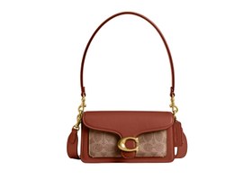 Resim Tabby Shoulder Bag 20 In Signature Canvas Brass/Tan Caramel 