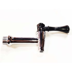 Resim Genel Markalar 1/2 arka diş çevirmeli göstergesiz kahveci teflonlu metal musluk 