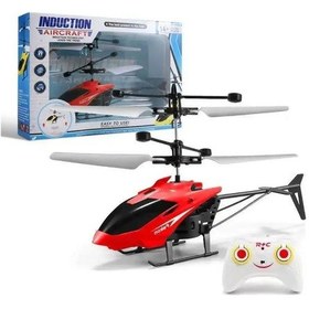 Resim Şarj Edilebilir Mini Rc Drone Uzaktan Kumanda Güvenli Düşmeye Dayanıklı Rc Kırmızı 