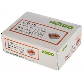Resim Wago Wago 221-413 Klemens, 50 Adet, Kutu 193560211 