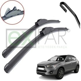 Resim Mitsubishi Asx Ön Cam Silecek Süpürgesi Takımı 2010 - 2017 Sağ Sol Asx Ön Silecek 