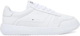 Resim Tommy Hilfiger Modern Lightcup Erkek Beyaz Deri Ayakkabı (Fm0Fm05529-Ybs) 