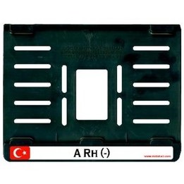 Resim Motosiklet Pleksi Plakalık A Rh (-) 