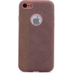 Resim Kılıfist Apple iPhone 8 Kılıf Kumaş Kaplama Yumuşak Silikon 