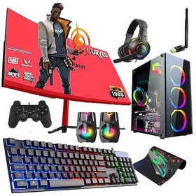 Resim DMC N83X i5-3470 16 GB 256 GB SSD 4 GB RX550 23.8" Dos Masaüstü Oyuncu Bilgisayarı 