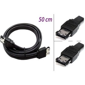 Resim E-Sata Kablo - Esata Harddisk Kablosu - 50Cm 