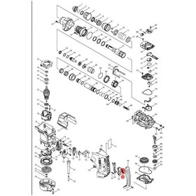 Resim Makita HR4501C Şalter Ürün Kodu 650676-9 