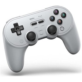 Resim 8BitDo Pro 2 Gray Edition Bluetooth Nintendo Switch Oyun Kolu 