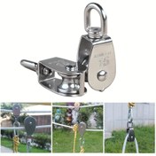 Resim 2/4/8 Paket 304 Paslanmaz Çelik Tek Tel Tel Kablo Bloğu M15 Kilitli - 15t Kapasite, 304 Paslanmaz Çelik, Paslanmaya Dayanıklı, Hafif ve Kompakt Ev Dekoru, Dış Mekan ve İnşaat Kullanımı İçin, Tel Kablo Blokları, İnşaat Ekipmanı, Şık Metalik Bitiş, Kompakt Tasarım, Paslanmaya Dayanıklı Malzeme 