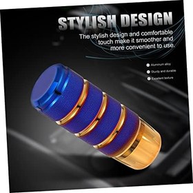 Resim Vaguelly Kolay Kurulum Araba Vites Topuzu Araba Modifikasyon Parçaları Için Rahat Kol Topuzu 