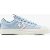 Resim Converse Star Player 76 Colorful Suede Kadın Mavi Sneaker 