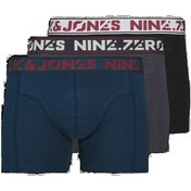 Resim Jack&Jones Jaccolton Solid Trunks 3'lü Erkek Boxer 12282063 (12282063) 