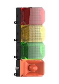 Resim Mesan 3 Kat Küp Led Multifonksiyon 43 Ses Siren 110-220vac Ms 224.1.3.2.110-220vac 