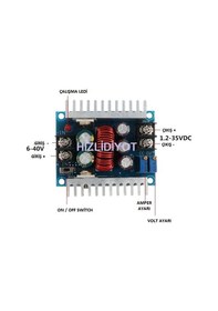Resim 300W 20Amper Dc Dc Step Down (Voltaj Düşürücü) Modülü 