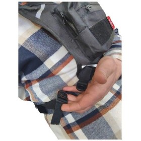 Resim Reflektörlü Gögüs Çantası Kan Grubu O- Türk Bayrağı Su Geçirmez 