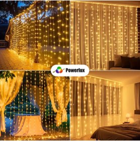 Resim POWERLUX Perde Led 3x3mt Gün Işığı 