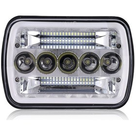 Resim 5x7ınch 7x6ınch Led Far Jeep Cherokee Xj Wrangler Yj İçin 