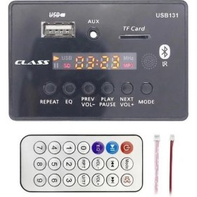 Resim Class USB-131 Aux Usb-Sd-Bluetooth Çevirici Kumandalı 