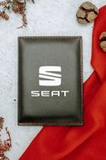 Resim HEDİYEDİYE Seat Logolu Termo Deri Ruhsat Kabı 