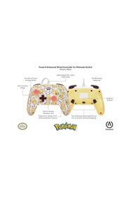 Resim Powera Nintendo Switch Kablolu Oyun Kolu Lisanslı Pikachu Blush oled,switch 2 