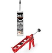 Resim Selsil Silikon + Plastil Silikon Tabancası 