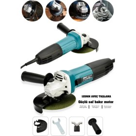 Resim Assur 780W Metal Şanzıman Avuç İçi Taşlama Makinesi 125mm 