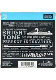 Resim D'addario Exl120-3d Xl Nickel Serisi Elektro Gitar Tel Seti Super Light - 09-42 - 3'lü Paket 