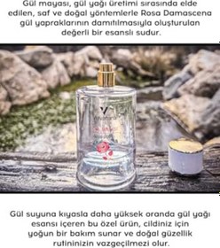 Resim Gül Mayası%100 Doğal Gözenek Sıkılaştırıcı Saf Tonik Açık Beyaz 