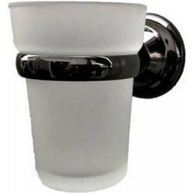 Resim Lider Duvara Monte Diş Fırçalık Siyah Krom Siyah 