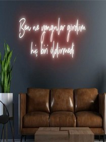 Resim Twins Led Ben Ne Yangınlar Gördüm Hiç Biri Öldürmedi Yazılı Neon Tabela Kırmızı Model:model:17303366 Kırmızı 