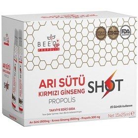 Resim Bee'O Up Arı Sütü Kırmızı Ginseng Shot 