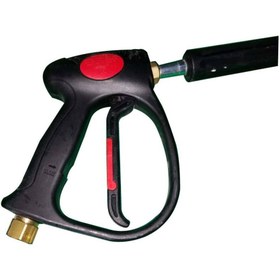 Resim Genel Markalar Uzunluk 100 cm olan tetikli oto yıkama tabancası, nozul hariç, kullanışlı ve pratik. 