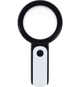 Resim 30 Kez 18 Led Işık Soğuk Ve Sıcak Işık Hd Yaşlı Okuma Gözlüğü Büyüteç Siyah Çok Renkli 