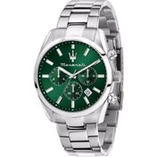 Resim Maserati R8853151017 Bileklik Hediyeli Tüm Fonksiyonları Aktif Çelik Kordonlu 10 Atm Suya Dayanıklı 