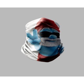 Resim Buffalo Şirinler Tasarımlı Motorcu Buff Maske Outdoor Boyunluk Unisex Bandana 