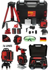 Resim Staxx Kumandalı Mıknatıslı Red926 16 Köşe Yeşil Lazer Hizalama 
