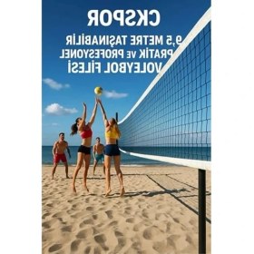 Resim Larskas Taşınabilir Voleybol Filesi, 9,5 Metre Uzunluk 