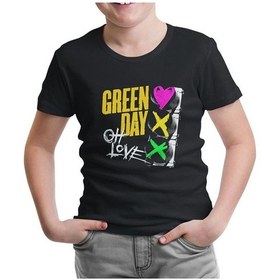 Resim Lord Tshirt Green Day - Oh Love Siyah Çocuk Tshirt 