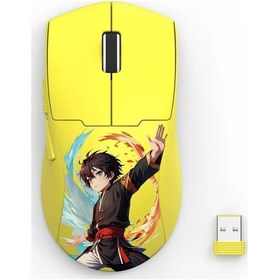 Resim Redragon M918ak 3 Modlu Kablosuz Oyun 55g Hafif 26k Dpı Ergonomik Doğal Kavrama Yellow Diğer 