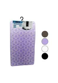 Resim Dikdörtgen - Lüx Pvc Petek Desen - Şeffaf-buzlu 98pcs Vantuz Kaydırmaz Banyo - Küvet Paspas 37x68cm 5496 Çok Renkli 