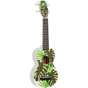 Resim Mahalo MA1MT Art Series Soprano Ukulele (Monstera Palm Tree) 