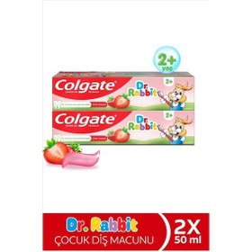 Resim Colgate Dr. Rabbit Strawberry 50ml Çocuk Diş Macunu X2 