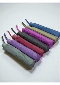 Resim Otomatik Açma Kapama Fiber Tel Orjinal Kaliteli Şemsiye Gri Haki Bordo Lacivert Fuşya Mor Siyah Çok Renkli 