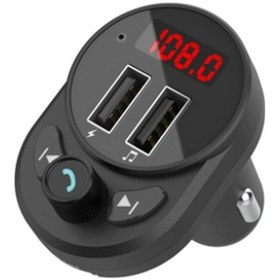 Resim Araç Uyumlu Fm Transmitter Bluetooth Usb Mp3 Sd Kart Çakmaklık Girişli Oto Müzik Çalar Kiti Kablosuz 