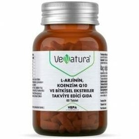 Resim Venatura L-arjinin Koenzim Q10 ve Bitkisel Ekstreler 60 Kapsül 