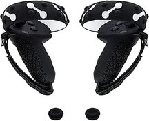 Resim axGear Silicone Controller Cover for Oculus Quest 2 Soft Protective Headset Handle 