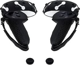 Resim axGear Silicone Controller Cover for Oculus Quest 2 Soft Protective Headset Handle 