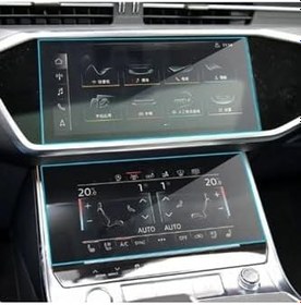 Resim Navigasyon ve Alt Kontrol Paneli Nano Ekran Koruyucu 2019-2023 Audi A7 ile uyumlu 