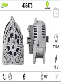 Resim Valeo 439475 Alternator 12 V 110a Renault Clio 1.5 Dci 03-/ Kangoo 1.5 Dci 03-/ Megane 1.5 (WF834551) 